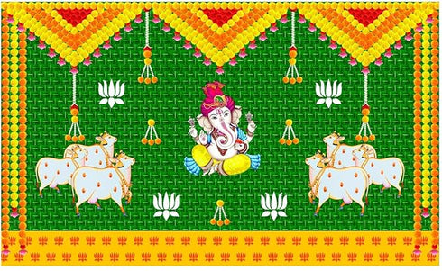 Ganapati Decoration Cloth